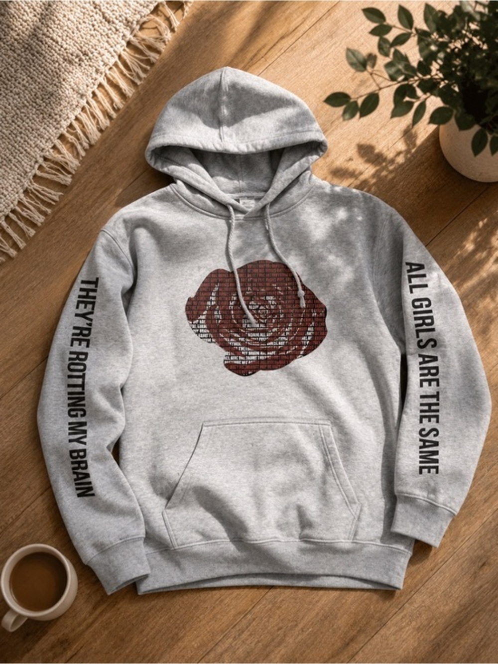 Juice Wrld unbranded unisex large hoodie- all girls are the same
